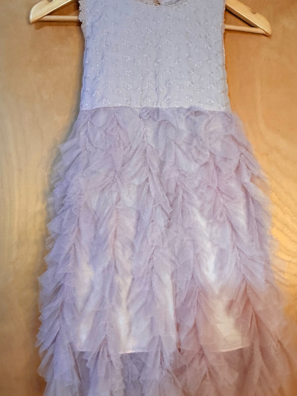Pink Sleeveless Tulle Party Dress for Girls